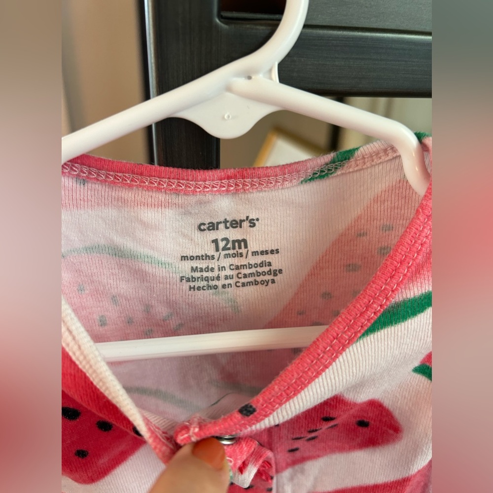 Carters Watermelon Romper - Picture 3 of 4